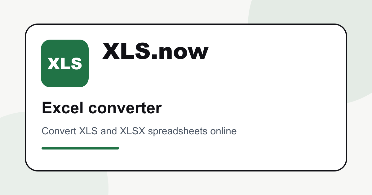 xls.now — conversor de imágenes en línea gratuito